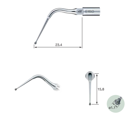 Skalerio antgaliukas E15D