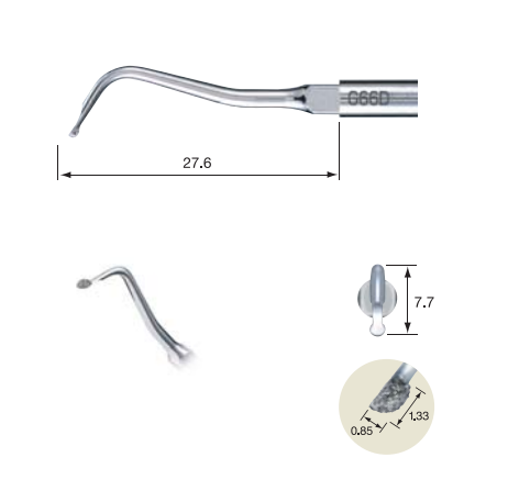 Skalerio antgaliukas G66D